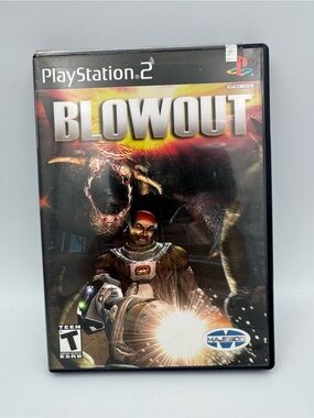 BlowOut PS2 PlayStation 2 Complete CIB Manual Tested‎ Majesco Rare Shooter